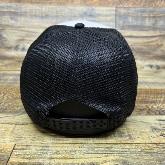 Rated R Mens Trucker Hat Black Snapback Horror Movie Halloween Throwback Cap - Picture 4 of 7